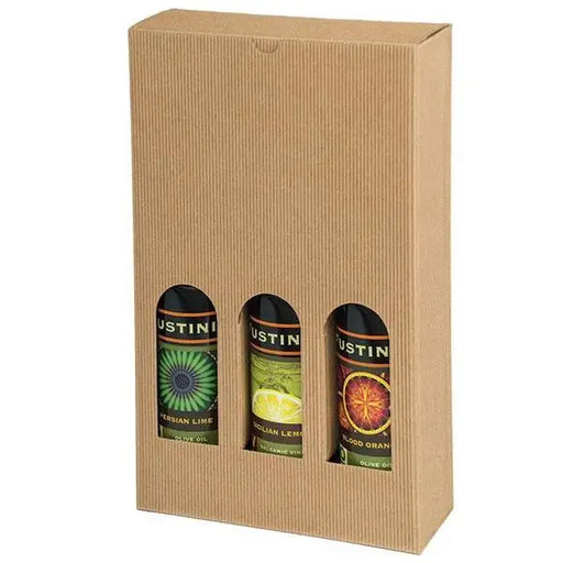 Avana Grande (375 ml) 3 Bottle Olive Oil Box - 7-7/8 x 2-1/2 x 12-9/16   50/cs - Mac Paper Supply
