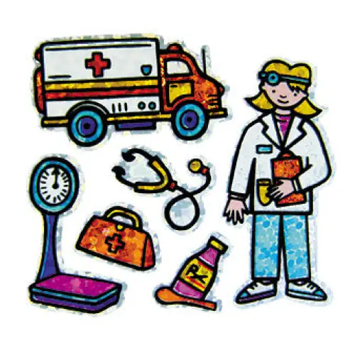 Prismatic Stickers - Professions - Mini Doctor - BS7261