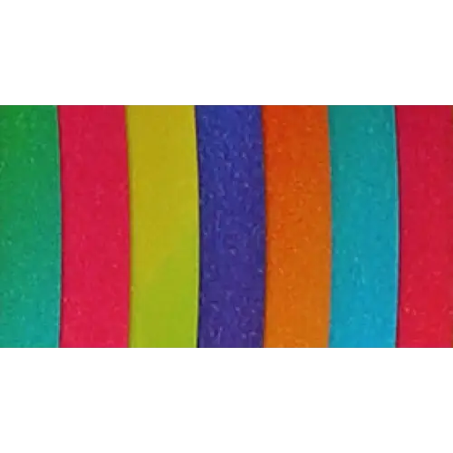 #185 Poly Glitter Curling Ribbon - 5/8’’ x 27 yd / Rainbow