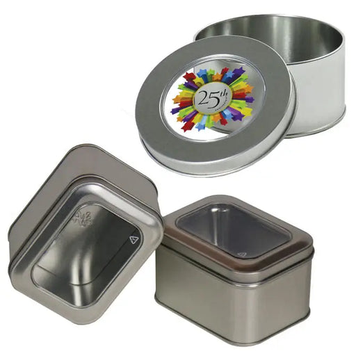 2 Piece Windowed Tins