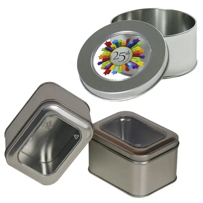2 Piece Windowed Tins