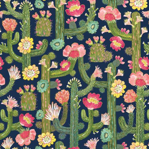 Gift Wrap - Cactus Blooms  - Recycled Fiber