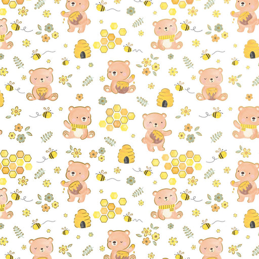 Gift Wrap - Honey Bears - Recycled Fiber
