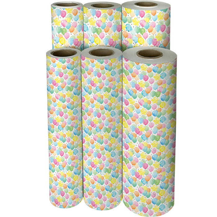 Gift Wrap - Balloon Bonanza - Recycled Fiber