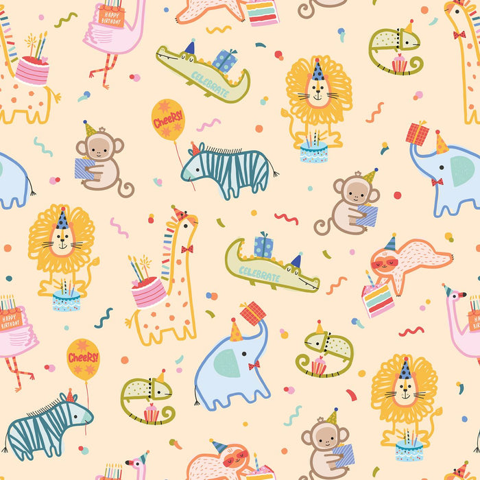 Gift Wrap - Safari Party - Recycled Fiber