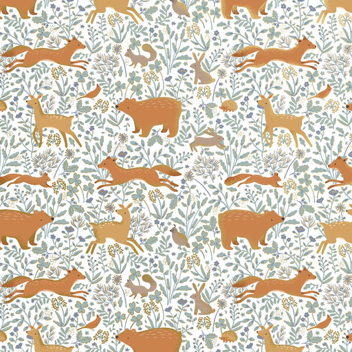 Gift Wrap - Woodland Animals  - Recycled Fiber