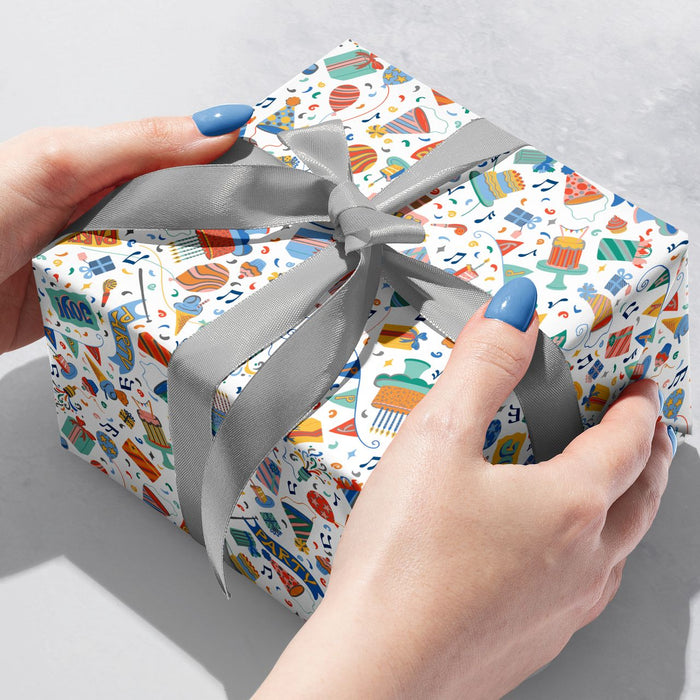 Gift Wrap - Let's Party - Recycled Fiber