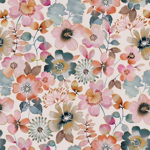 Gift Wrap - Painterly Petals - Recycled Fiber