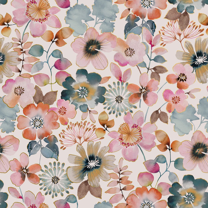 Gift Wrap - Painterly Petals - Recycled Fiber
