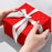 Gift Wrap - Beautiful Bows Red - Recycled Fiber