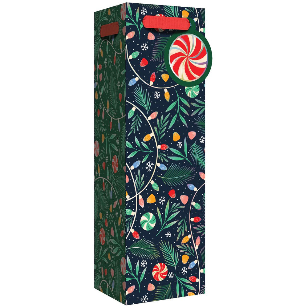 Bottle Tote  - Peppermint Twinkle