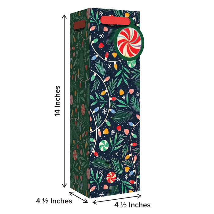 Bottle Tote  - Peppermint Twinkle