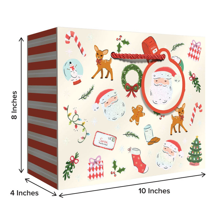 Medium Tote - Winter Whimsy