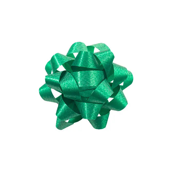 1-1/4’’ Italian Mini Star Bows - Emerald - BE-SB1EME250