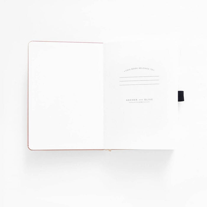 Songbird In Blue Dot Grid Notebook