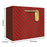 Medium Tote - Red & Gold Stripes