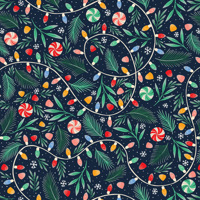Gift Wrap - Peppermint Twinkle - Recycled Fiber