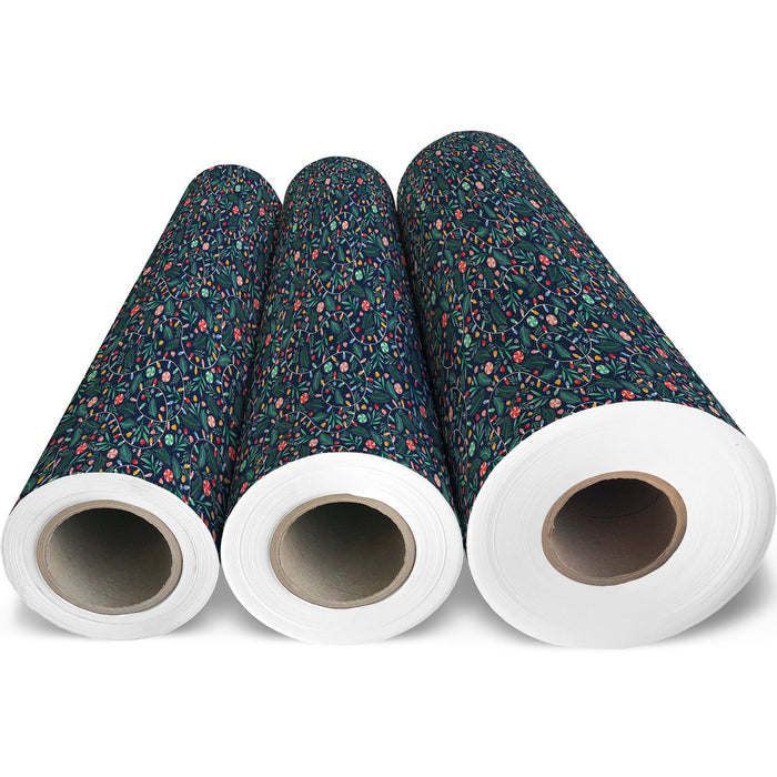 Gift Wrap - Peppermint Twinkle - Recycled Fiber