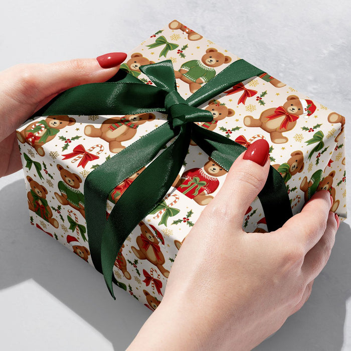 Gift Wrap - Teddy Bears - Recycled Fiber