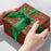 Gift Wrap -Christmas Trees Red - Recycled Fiber