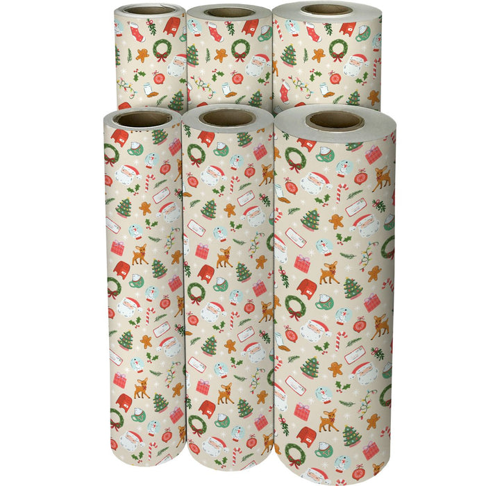 Gift Wrap - Winter Whimsy - Recycled Fiber