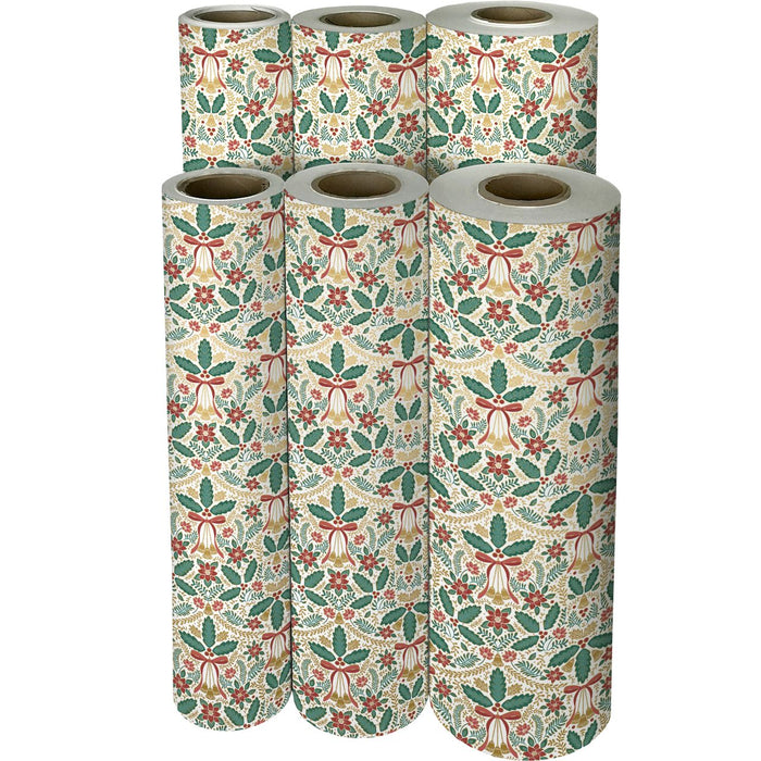 Gift Wrap -  Festive Folk - Recycled Fiber