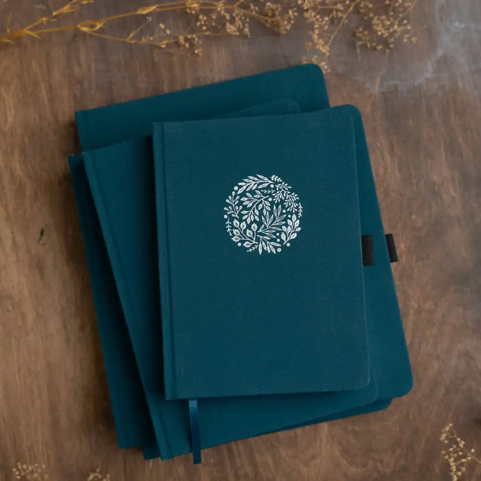 A5 Signature Floral: Dot Grid Notebook - LP403