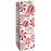 Bottle Tote  - Red & White Ornaments