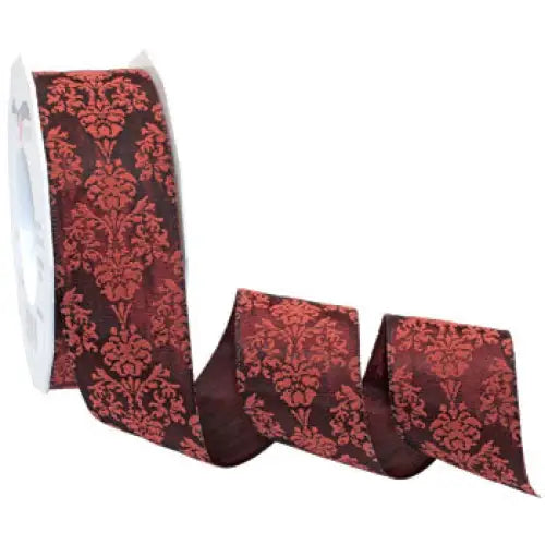 Macpaper.com - Baroque Floral Wired Ribbon — Mac Paper Supply