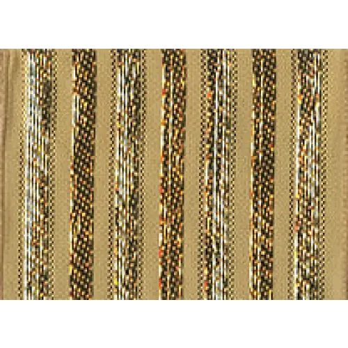 Baroque Noel Wired Ribbon - Single Roll / Gold/Gold