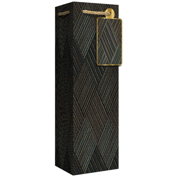 Bottle Tote - Abstract Argyle - 6 Count - GBB247