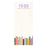 But First Another Chapter Bookshelf To-Do 4x9 Notepad
