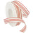 Christmas Grosgrain Wired Ribbon - Red/White - Single Roll