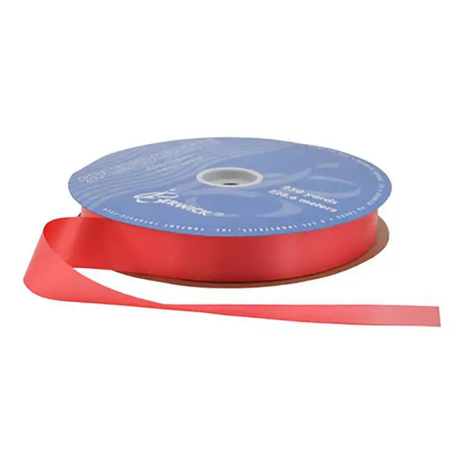 Closeout Splendorette Ribbon - 1-1/4’’ x 250 yd / Red