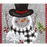 Cozy Snowman Wired Ribbon - Gray/White/Red - 7864.60/10-631