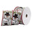 Cozy Snowman Wired Ribbon - Gray/White/Red - Single Roll