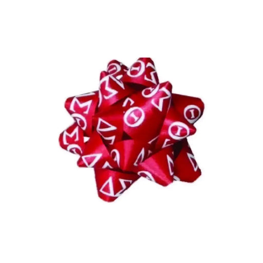 Custom Printed Hot-Stamped Star Bows 3 3/4" - Mac Paper Supply