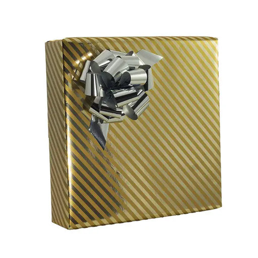 Cutter Box - Gold/Silver Metallic Stripe - 24’’ x