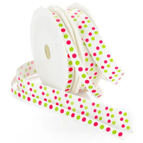 Dazzle Dots Grosgrain Ribbon