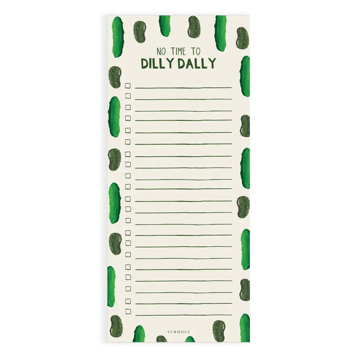 Dilly Dally Pickle 4x9 Notepad - 544927