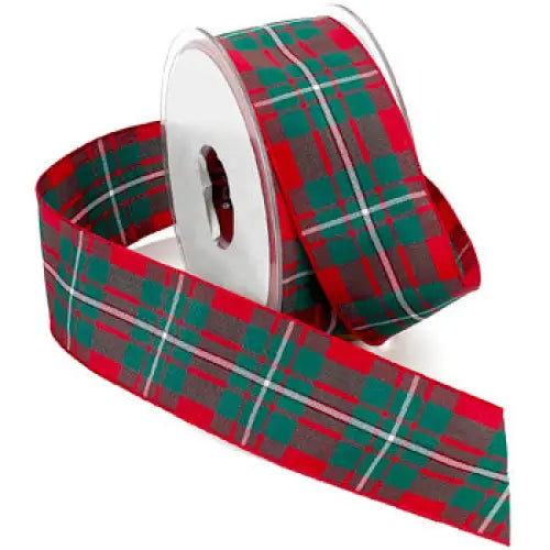 Edinburgh Polyester Tartan Plaid Ribbon - 27 yd