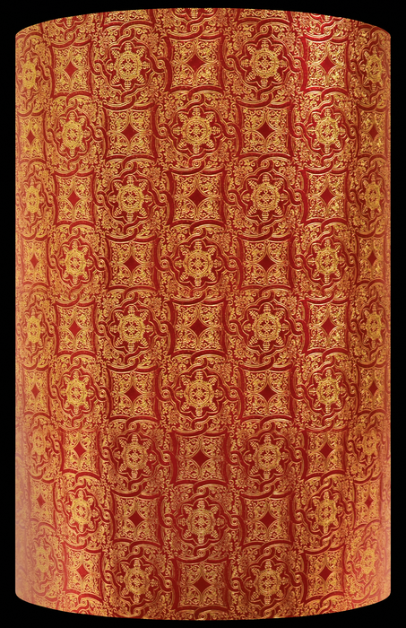 Gift Wrap - EM3991 Red/Gold Medallion