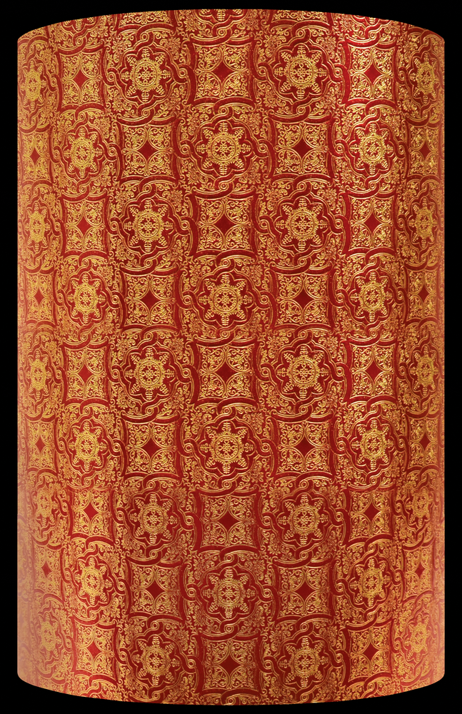 Gift Wrap - EM3991 Red/Gold Medallion