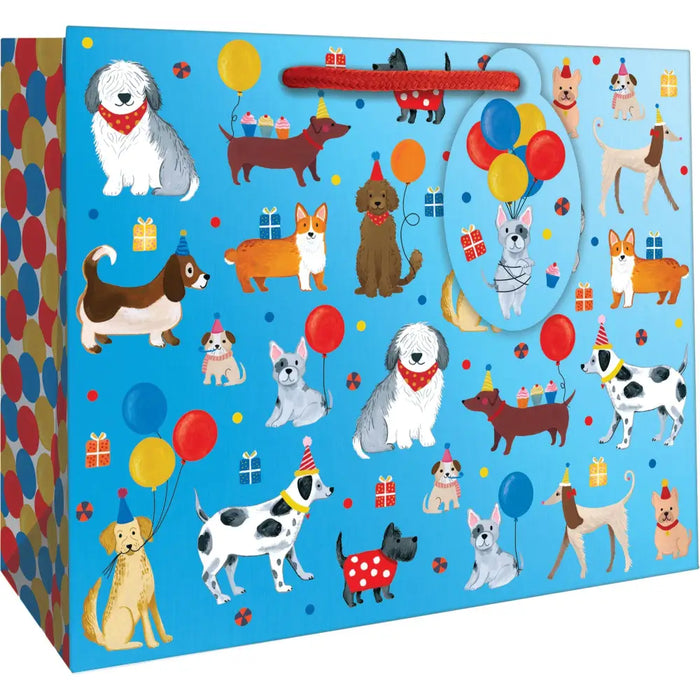 Euro Tote - Large - Party Dogs - 6 Count - LT429