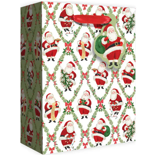 Euro Tote - Large Tote - Classic Santa - 6 Count - XGBL864