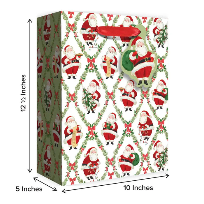 Euro Tote - Large Tote - Classic Santa