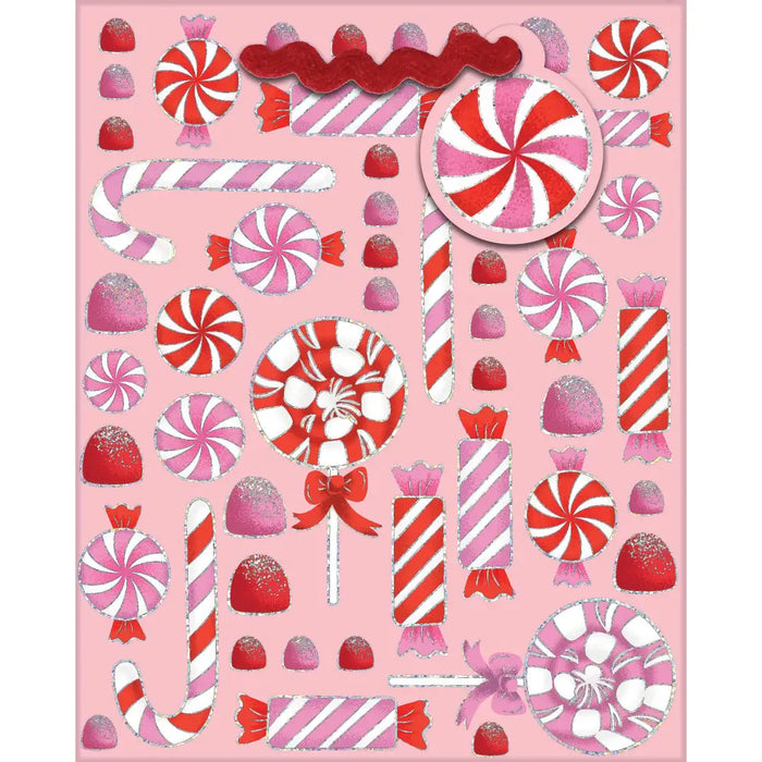 Euro Tote - Medium - Candy Christmas - XMT599