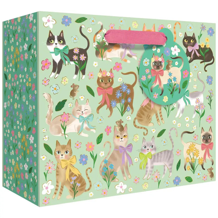 Euro Tote - Medium - Caturday - Retail-6 count - GBM253