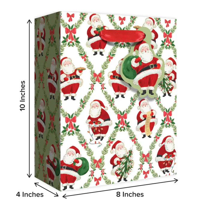 Euro Tote - Medium - Classic Santa