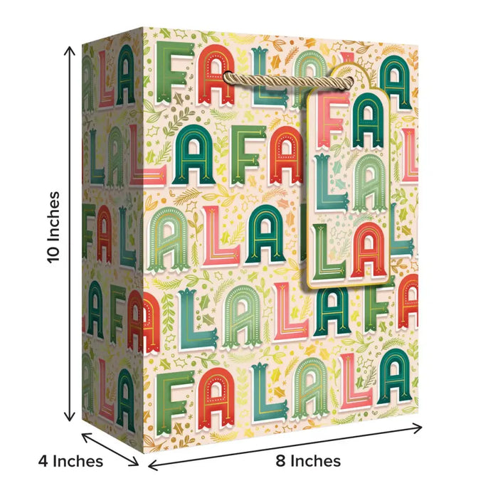 Euro Tote - Medium - Fa La La